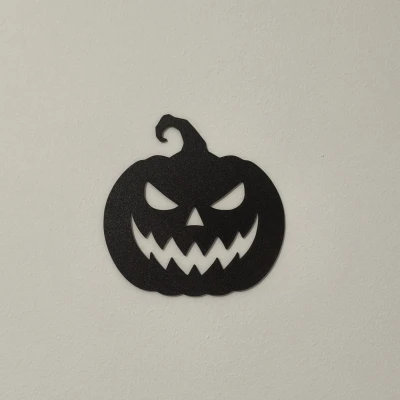 Trang Trí Tường Hình Silhouette Bí Ngô Ác Quỷ