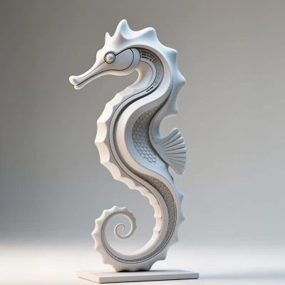 Tượng Cá Ngựa Hexa