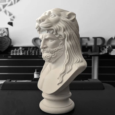 Tượng bán thân Heracles - Người hùng Hy Lạp