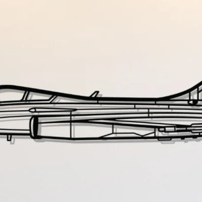 Mô hình Nghệ thuật Treo Tường Dassault Aviation Rafale C của Revell