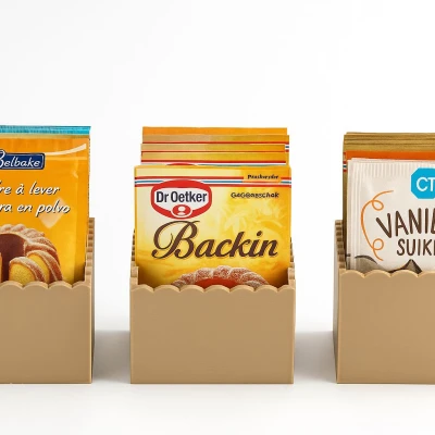 Hộp Đựng Gói Gia Vị Làm Bánh – Lưu Trữ Nhà Bếp In 3D