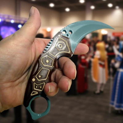 Dao Karambit Aether - Mô Hình In 3D Phong Cách Tương Lai
