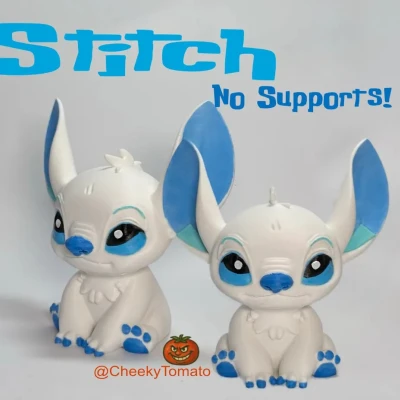 Mô hình Stitch DeskBuddy Tối giản