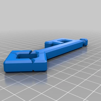 Mô Hình Giải Đố Chìa Khóa 2 Mảnh