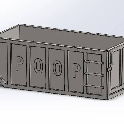 Thùng Rác "Poop Dumpster"