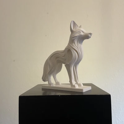 Tượng Hồ Ly Lục Giác