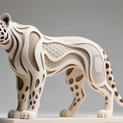 Tượng Gepard Hexa Độc Đáo