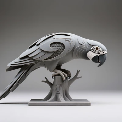 Tượng Vẹt Hexa Độc Đáo