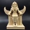 Tượng Pharaoh Ai Cập Ngồi với Đôi Cánh Osiris - Thumbnail 1