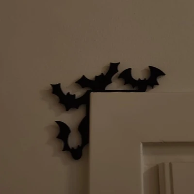 Halloween - Tranh Góc Cửa - Phù Thủy, Mèo và Dơi