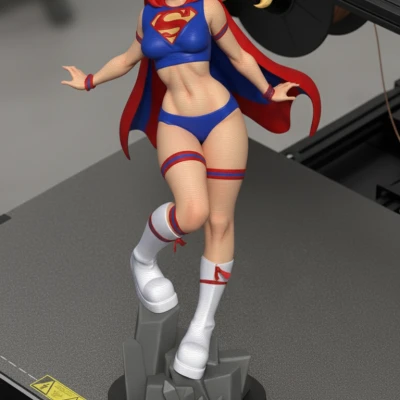 Mô hình Supergirls phiên bản người nhện