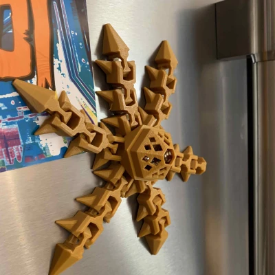 Mô hình nam châm tủ lạnh sticky bomb alien flexi in liền