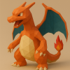 #006 Charizard – Pokémon Low Poly - Thumbnail 1