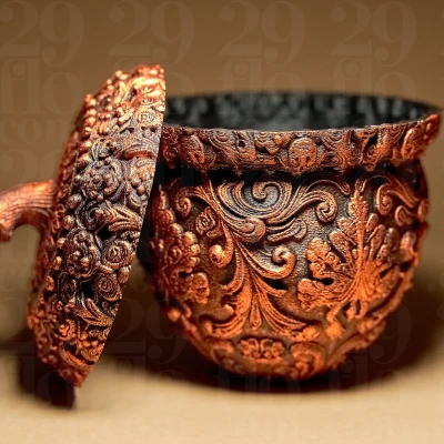 Hộp Đựng Hình Quả Sồi Thiết Kế