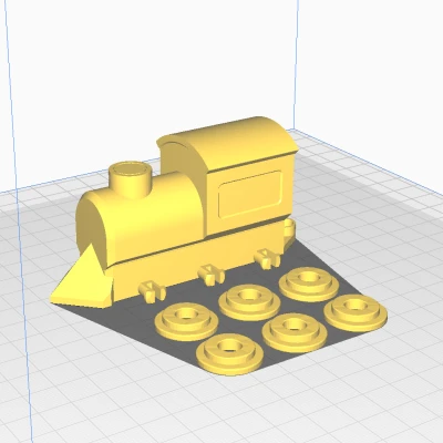 Mô hình đầu máy xe lửa Lokomotive