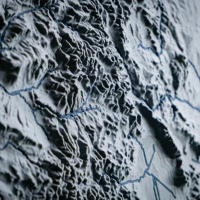 Bản đồ Địa hình Colorado, Mỹ (CO) với Đặc điểm Thủy văn