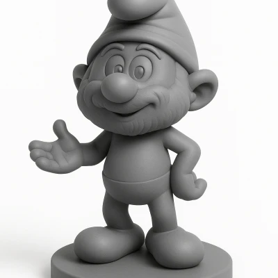 Papa Smurf - Mô Hình 3D