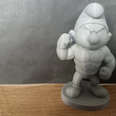 Tượng Tí Nị Gắt Gỏng (Grouchy Smurf)