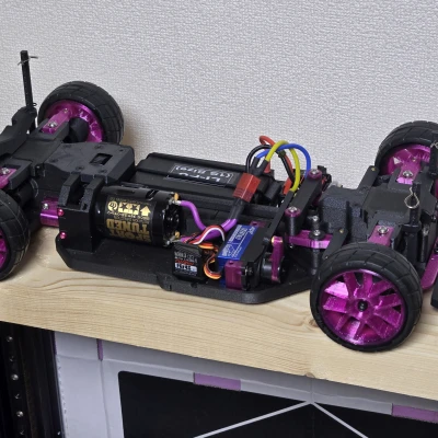 Khung gầm xe touring 4WD RC điện 1/10 (TT-02)