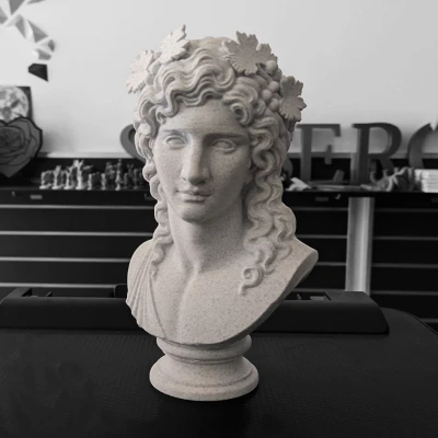 Tượng Bán Thân Thần Dionysus - Vị Thần Rượu Vang Hy Lạp