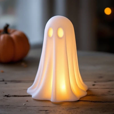 Ma nhỏ Halloween (vừa đèn LED tealight)