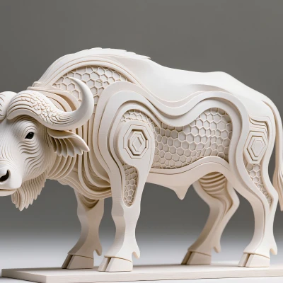 Trâu Cape, Điêu Khắc Hexa