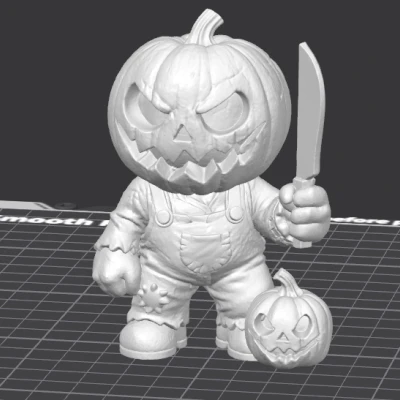 Tượng Bí Ngô Hộ Vệ – Mô hình 3D In Được