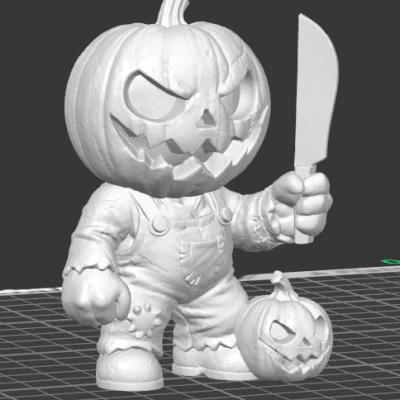 Tượng Bí Ngô Hộ Vệ – Mô hình 3D In Được