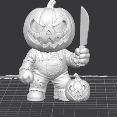 Tượng Bí Ngô Hộ Vệ – Mô hình 3D In Được