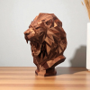 Tượng Đầu Sư Tử Hình Khối Học (Geometric Lion Bust) - Thumbnail 1