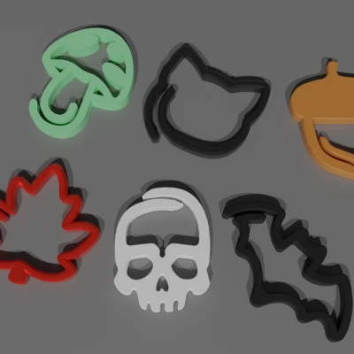 Bộ Đánh Dấu Mũi Đan Chủ Đề Mùa Thu