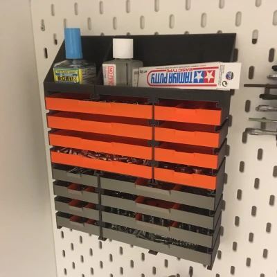 Kệ treo ngăn kéo module cho bảng Skadis