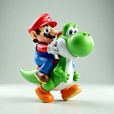 Mô hình Mario Cưỡi Yoshi