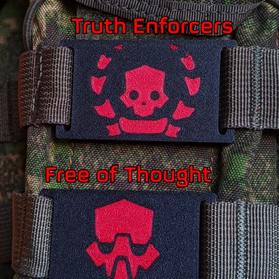 Móc khóa MOLLE Helldivers Truth Enforcers cho máy AMS/Không AMS