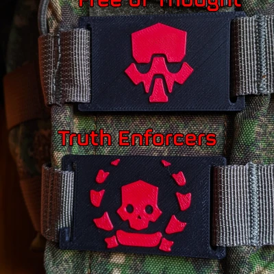 Móc khóa MOLLE Helldivers Truth Enforcers cho máy AMS/Không AMS