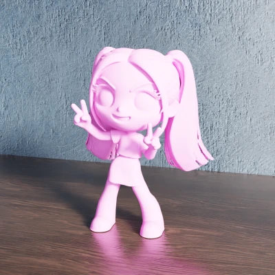 Chibi Mira Kpop Demon Hunters