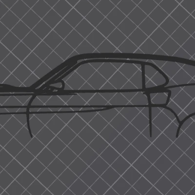 Tranh Treo Tường Ford Mustang Fastback 1969