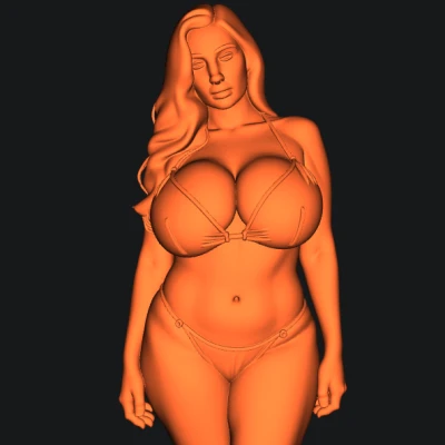 Tượng Bán Thân Cô Gái Gợi Cảm Mặc Bikini