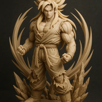 Tượng Chiến Binh Anime – Tải Miễn Phí (Cảm Hứng Fan Art)