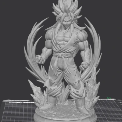 Tượng Chiến Binh Anime – Tải Miễn Phí (Cảm Hứng Fan Art)