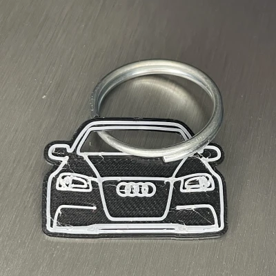 Móc Khóa Audi A3 Mặt Trước