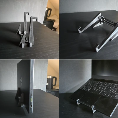 Chân Đế Laptop 2 Chế Độ (Dọc hoặc Chéo)