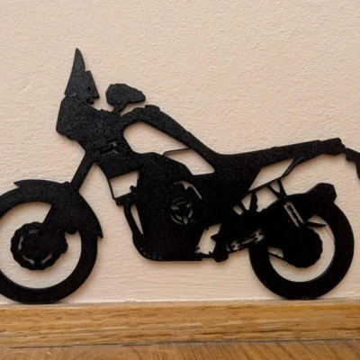 Ténéré 700 Wall Art Silhouette - Hình Dán Tường Xe Máy