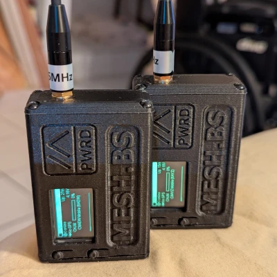 Hộp Node Di Động Meshtastic Heltec T114 và Pin 18650