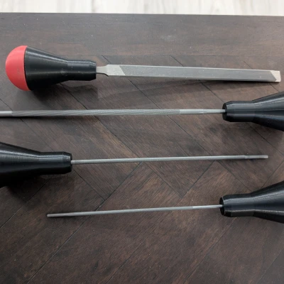 Tay Cầm Dũa Tròn Cho Dũa Cưa Xích Và Dũa Kim