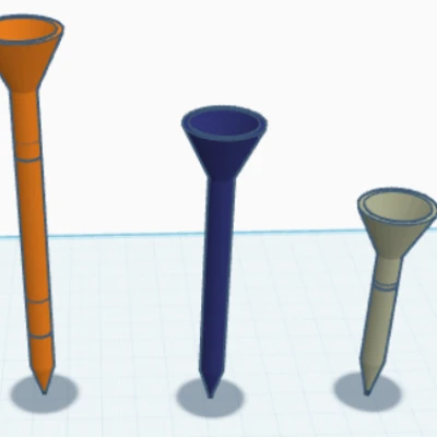 Bộ Tee Golf Dài & Ngắn