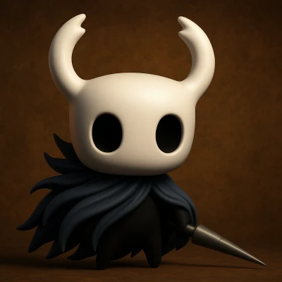 Mô hình 3D Nhân vật chính Hollow Knight