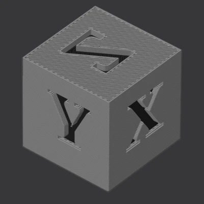 Khối hiệu chuẩn XYZ in nhanh