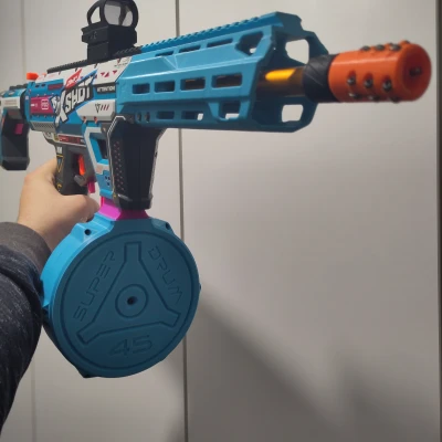 Super Drum 45 | Băng đạn trống 45 viên cho nerf half-dart tương thích Talon