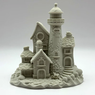Mô hình Cảnh hải đăng – Tiểu cảnh Fantasy ven biển